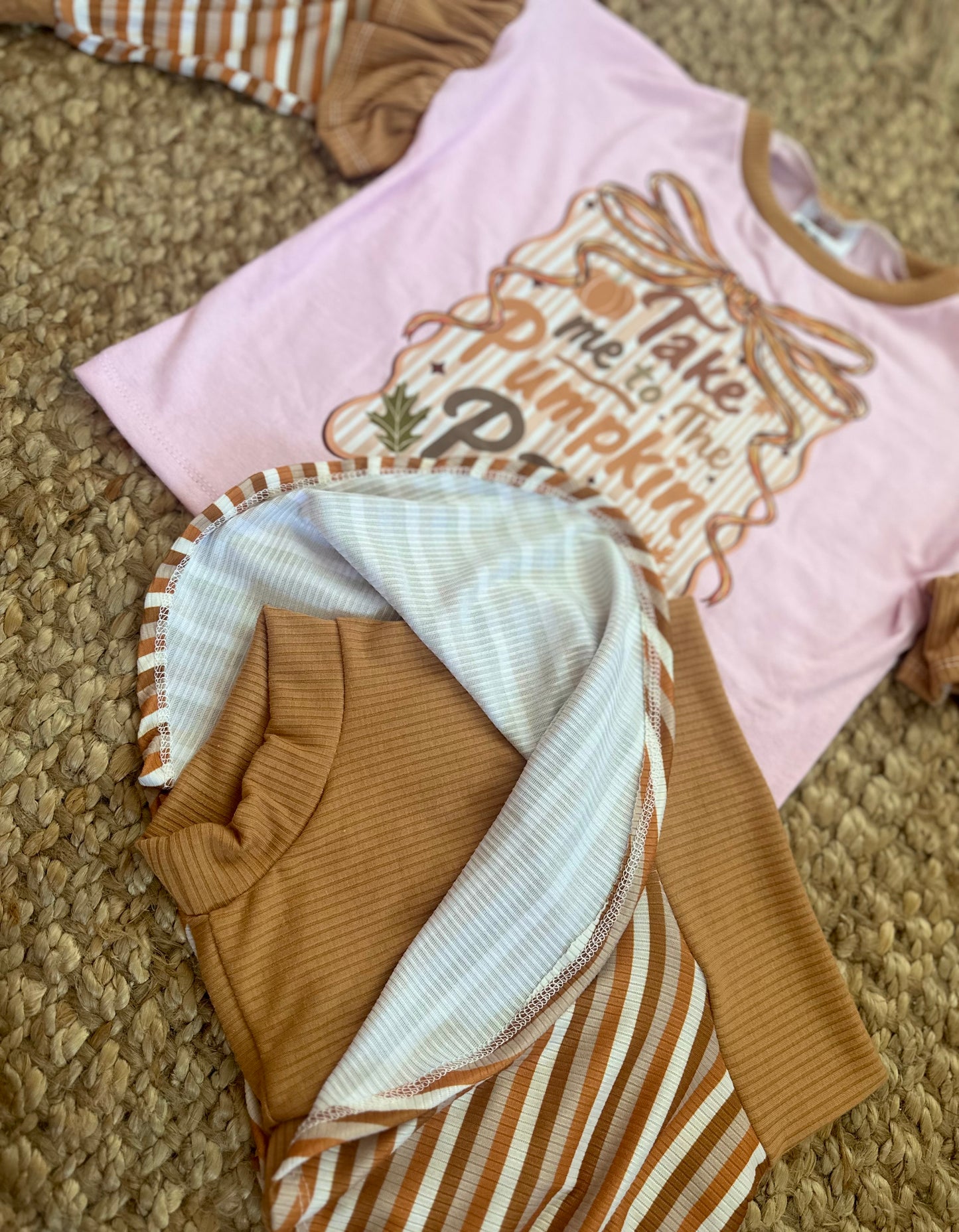 4T 2pc upcycle set (skirted bummies)