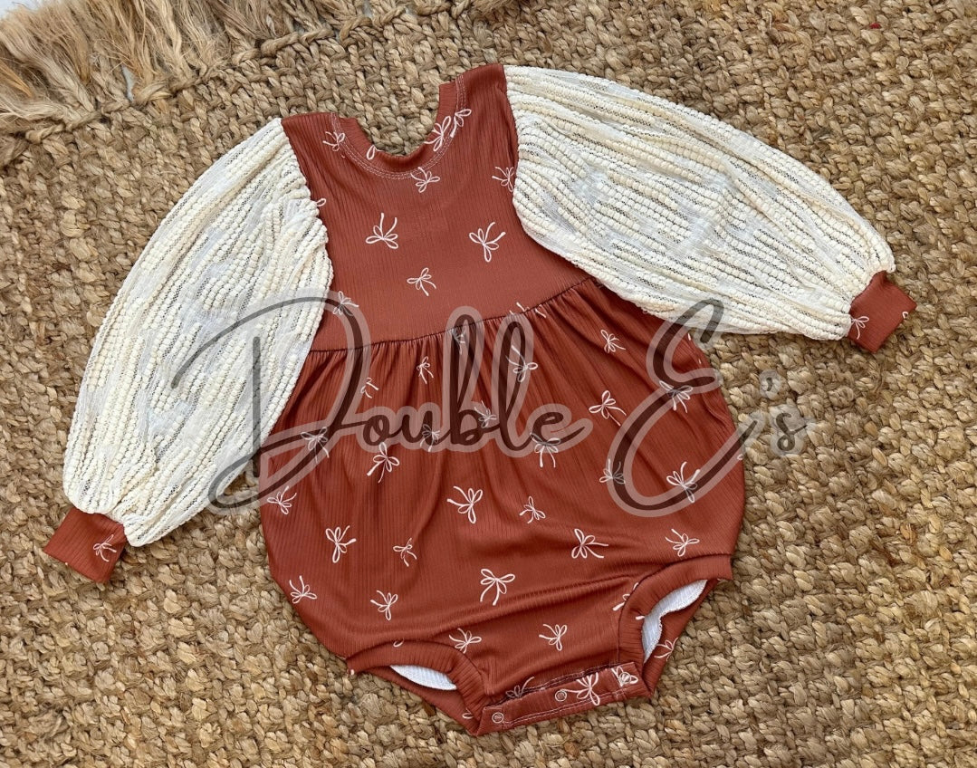 Bubble with bishop sleeves & snaps