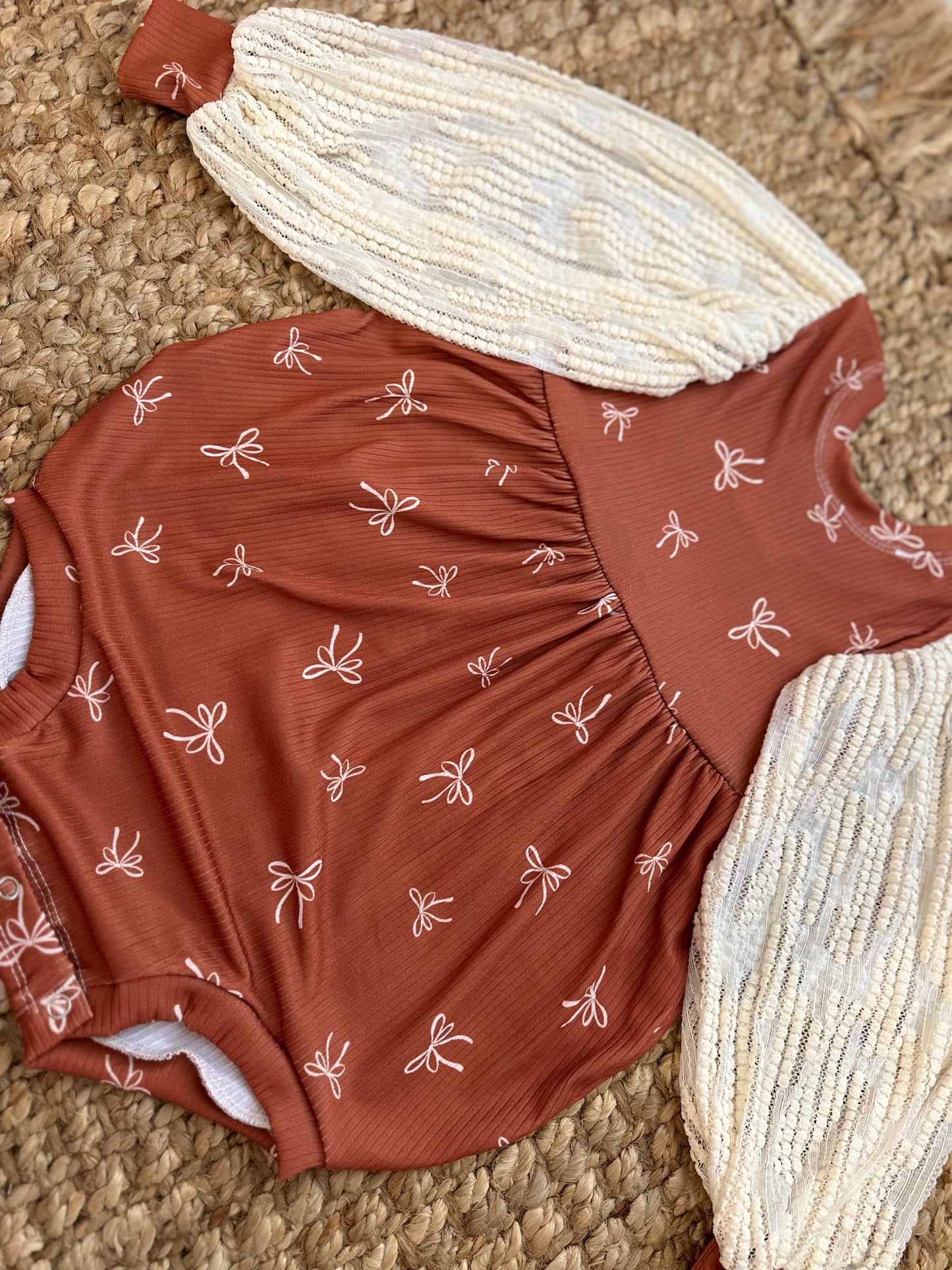 Bubble with bishop sleeves & snaps